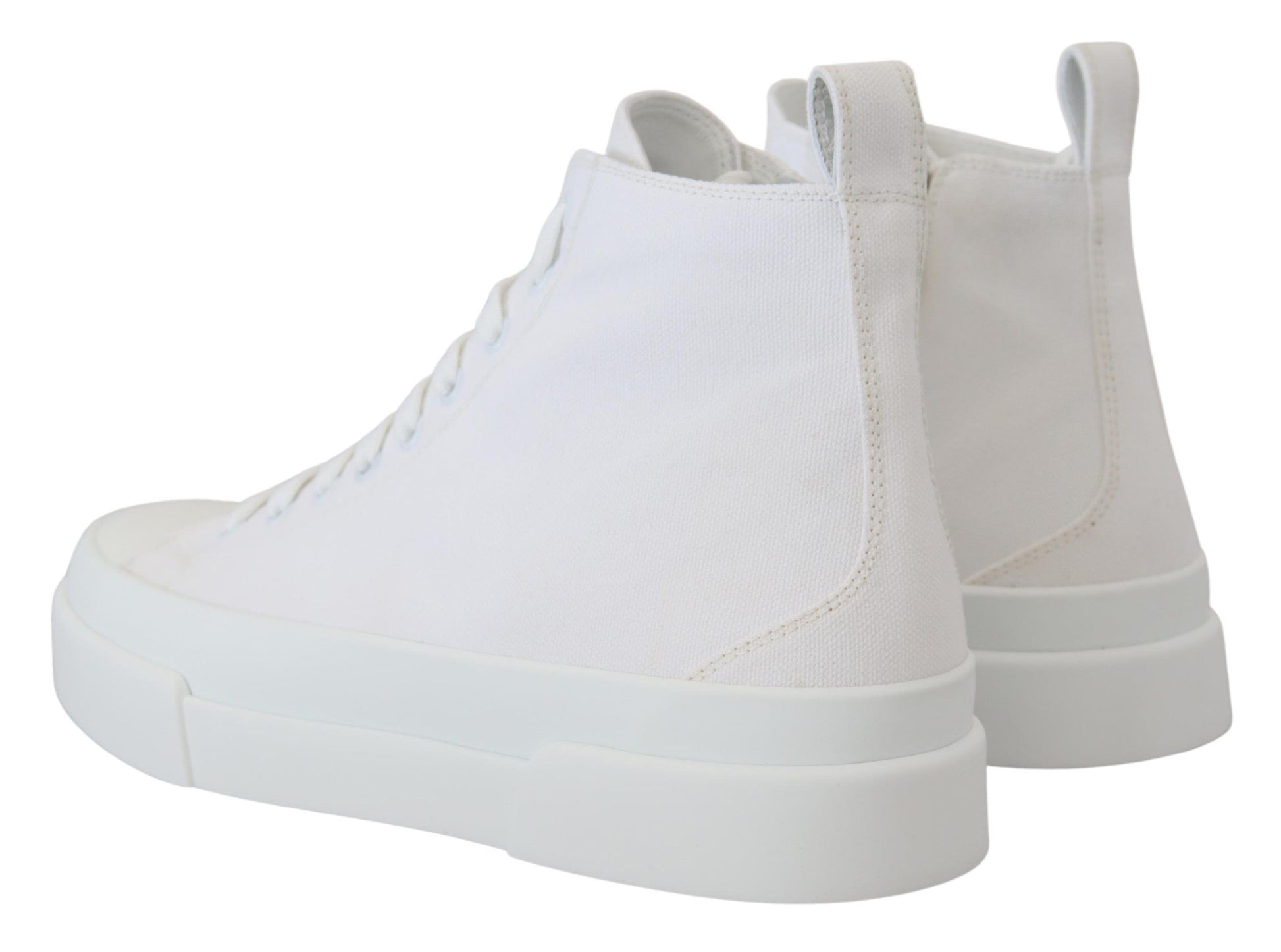 Dolce & Gabbana Elegant High Top Canvas Sneakers