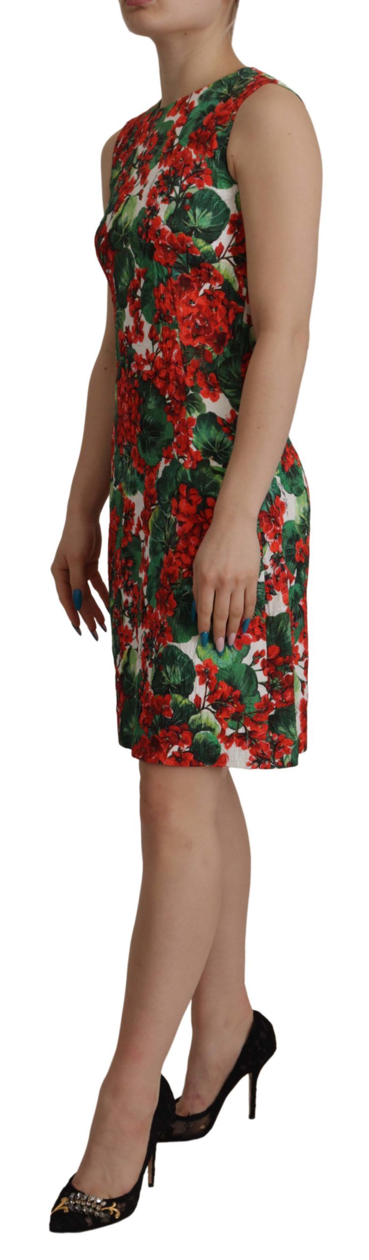 Dolce & Gabbana Multicolor Floral A-Line Dress