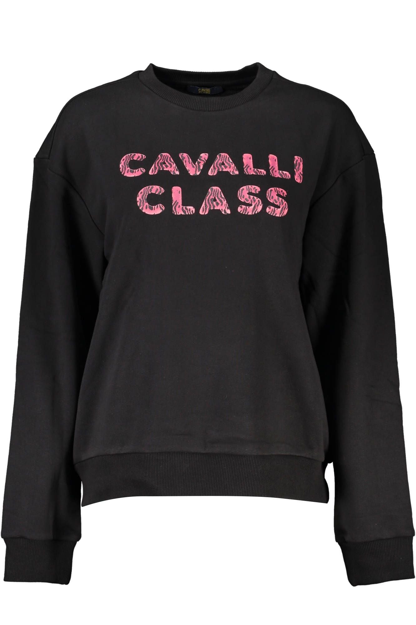 Cavalli Class Elegant Brushed Sweatshirt with Print