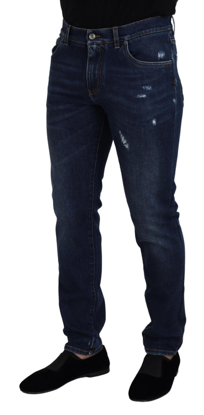 Dolce & Gabbana Chic Slim Fit Italian Denim Sensation