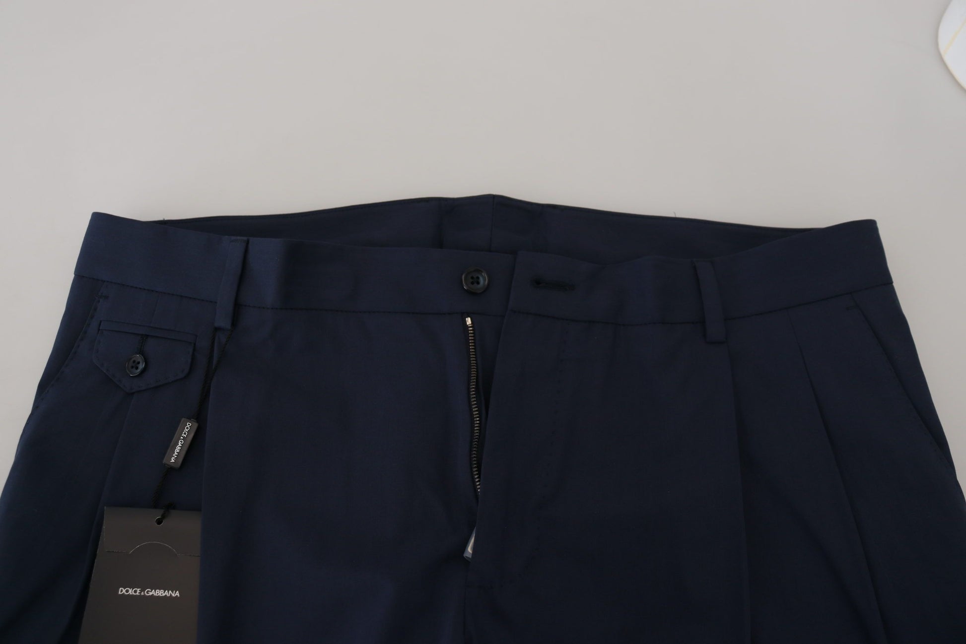 Dolce & Gabbana Chic Slim Fit Chinos in Blue