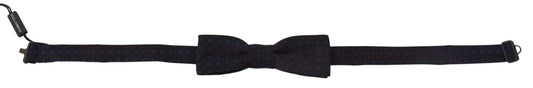 Dolce & Gabbana Elegant Silk Blue Bow Tie