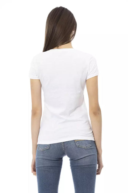 Trussardi Action White Cotton Women Top