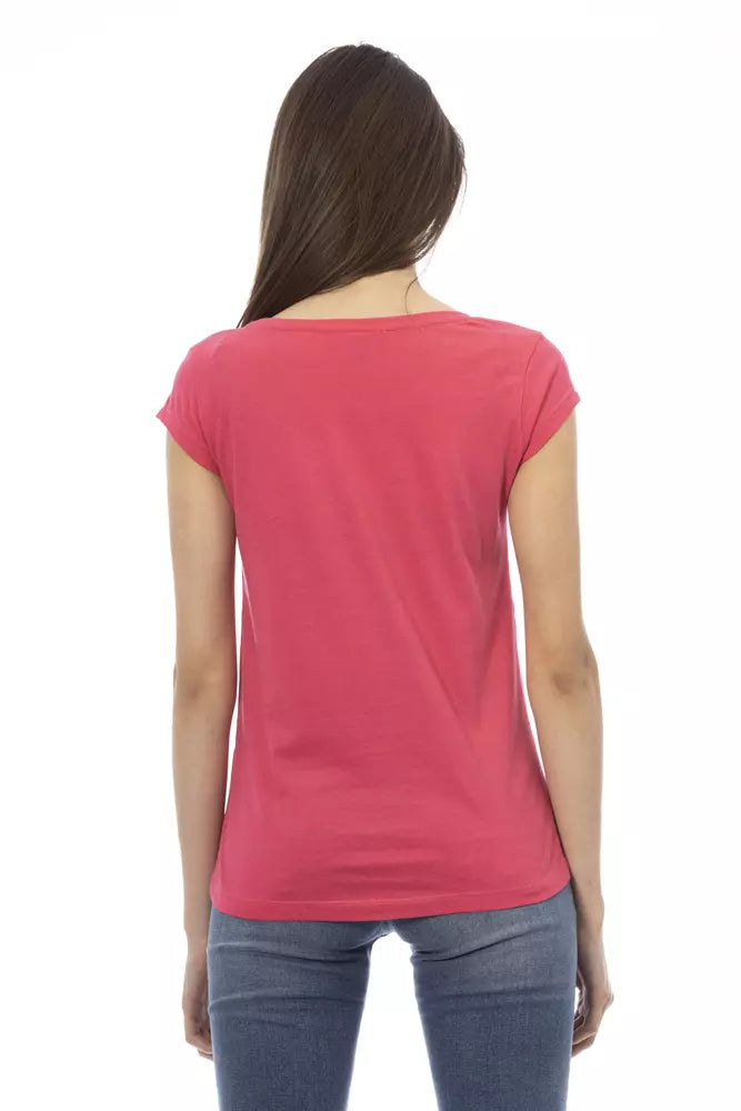 Trussardi Action Pink Cotton Women Top