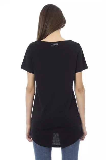 Trussardi Action Black Cotton Women's Top