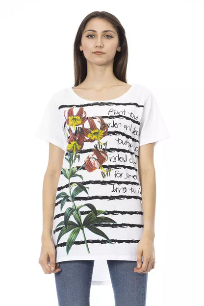 Trussardi Action White Cotton Women Top