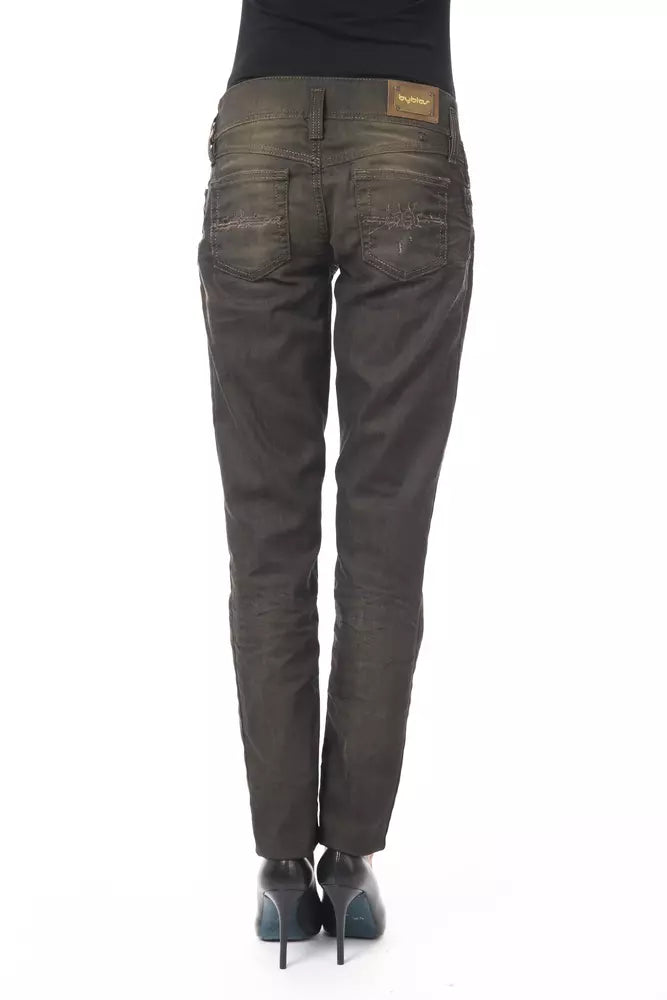 BYBLOS Black Cotton Women Jeans