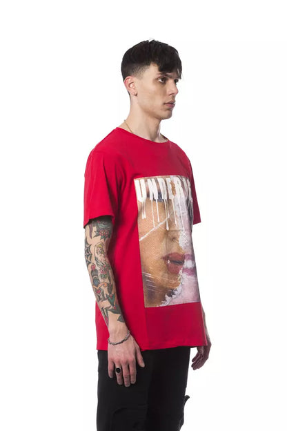 Nicolo Tonetto Red Cotton Men T-Shirt