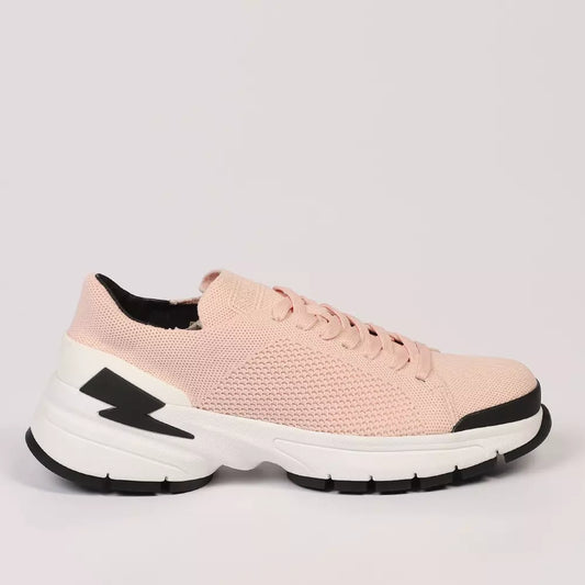 Neil Barrett Pink Textile Men Sneaker