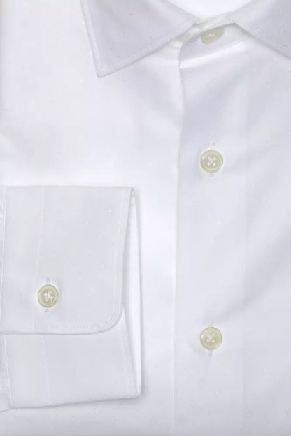 Robert Friedman White Cotton Men Shirt