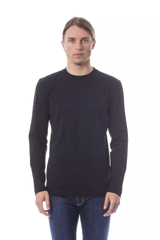 Verri "Black Cotton Men T-Shirt"