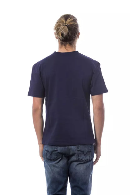 Verri Blue Cotton Mens T-Shirt