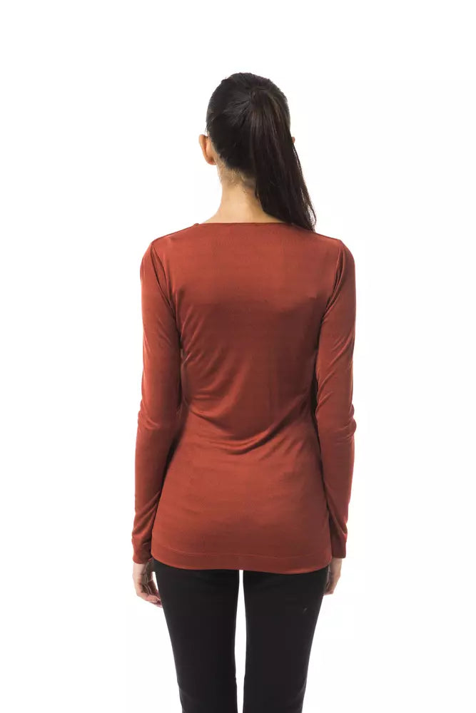 BYBLOS Copper Viscose Women Top