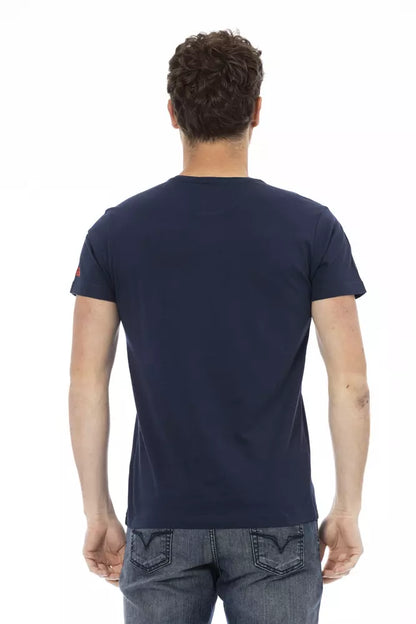 Trussardi Action Blue Cotton Men's T-Shirt