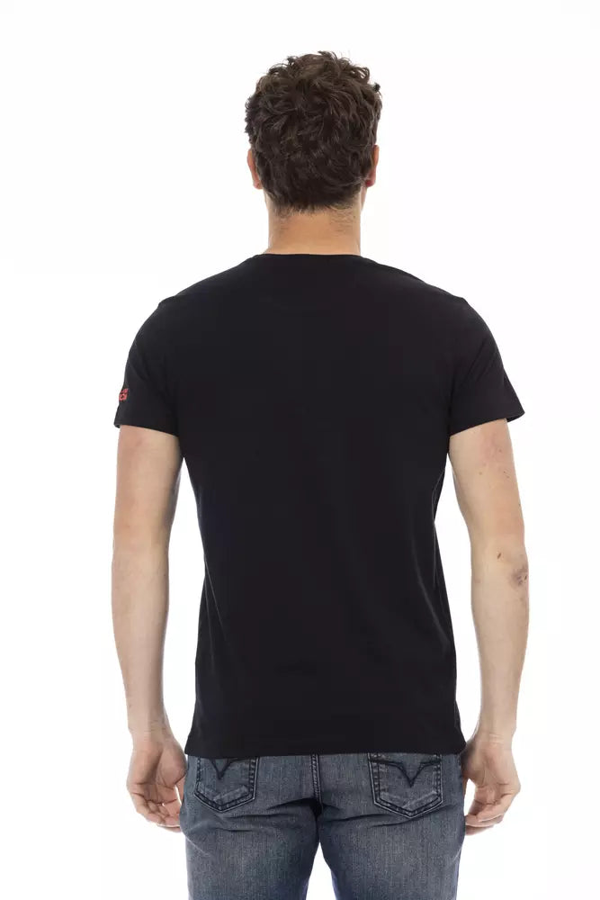 Trussardi Action Black Cotton Men's T-Shirt