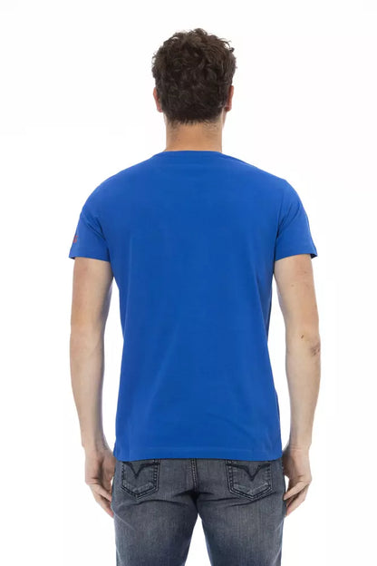 Trussardi Action Blue Cotton Men's T-Shirt