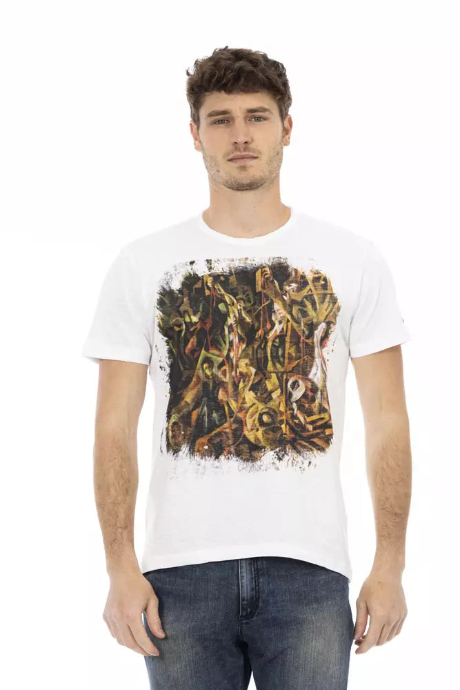 Trussardi Action White Cotton Men's T-Shirt