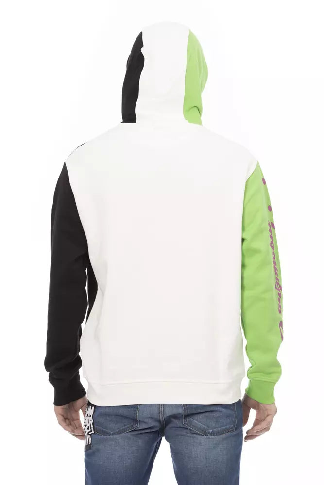 Automobili Lamborghini White Cotton Men's Hoodie