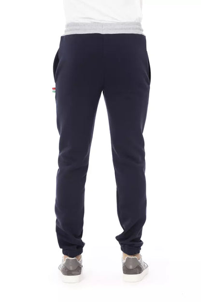 Baldinini Trend Blue Cotton Men Pant