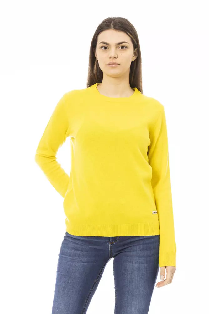 Baldinini Trend Yellow Wool Women Sweater