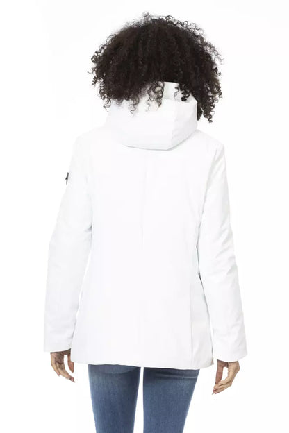 Baldinini Trend White Polyester Women Jacket