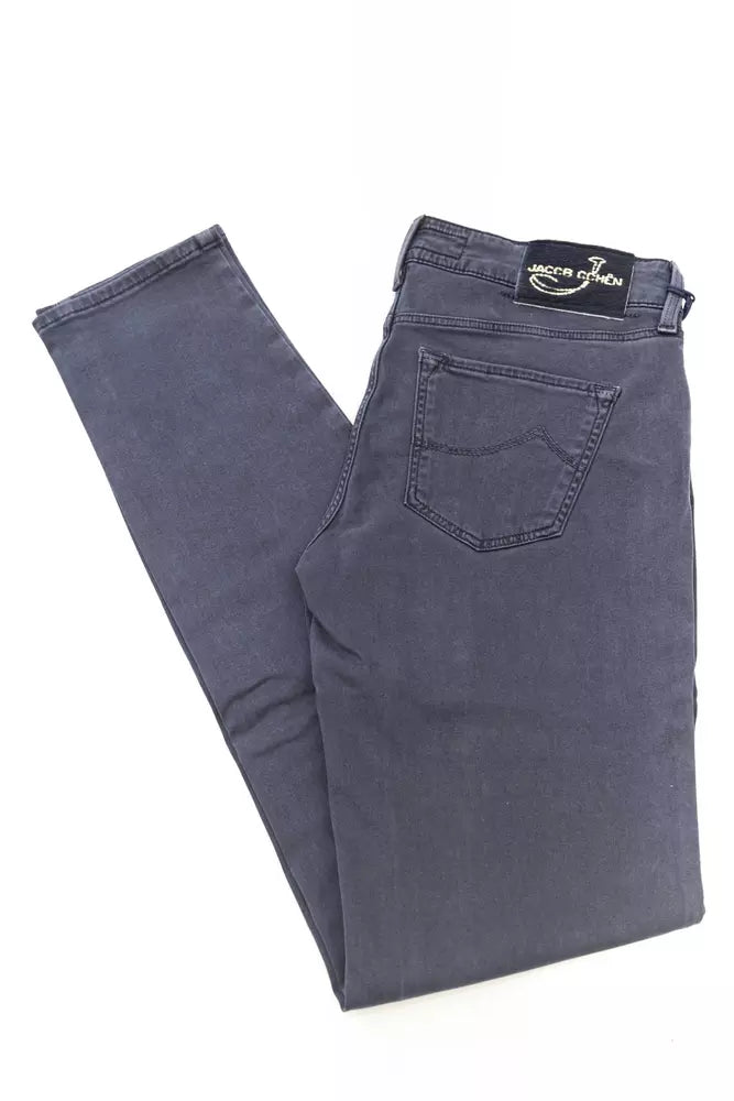 Jacob Cohen Blue Cotton Women Jeans