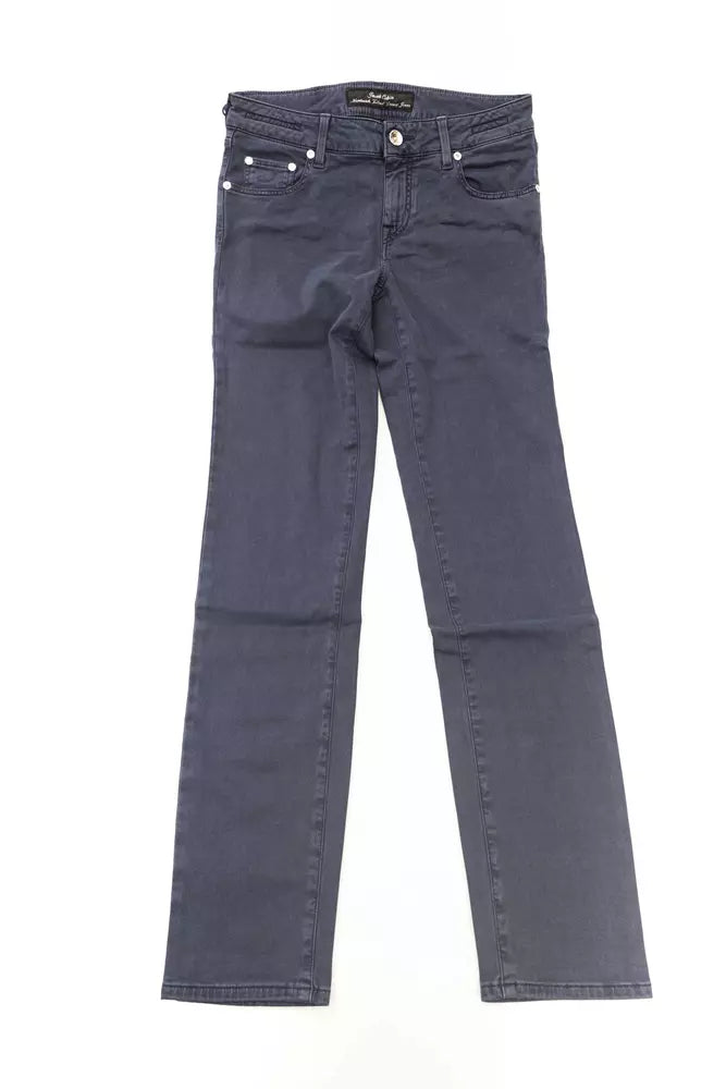 Jacob Cohen Blue Cotton Women Jeans
