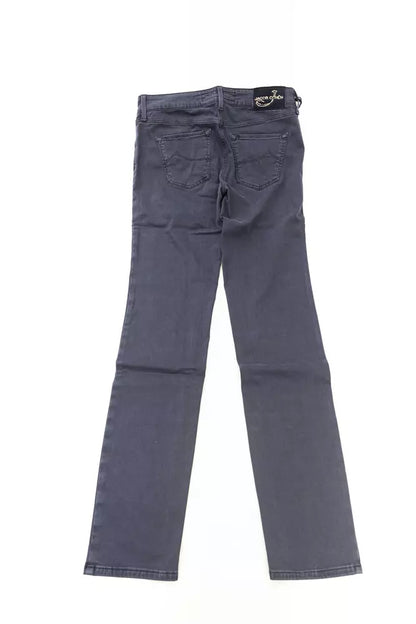 Jacob Cohen Blue Cotton Women Jeans