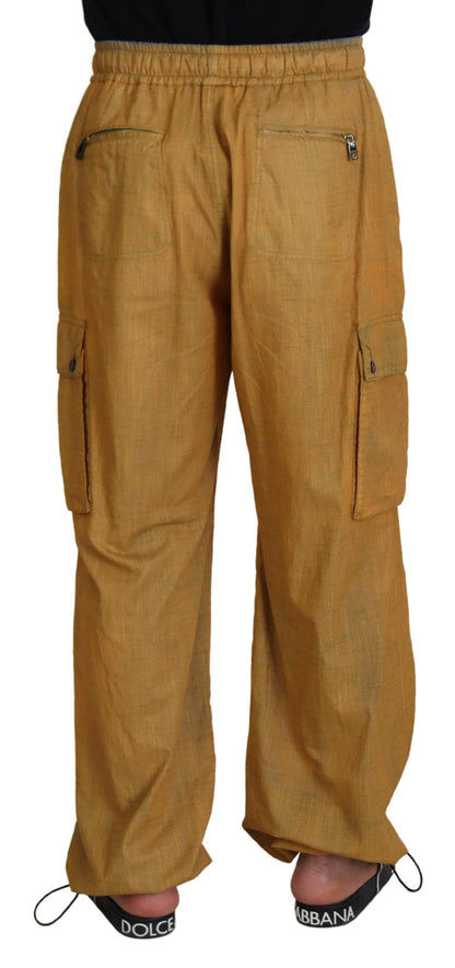 Dolce & Gabbana Elegant Italian Linen Trousers