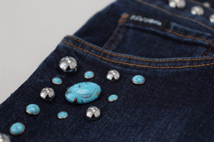 Dolce & Gabbana Studded Opulence Denim Jeans