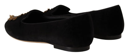 Dolce & Gabbana Elegant Patent Leather Flat Shoes