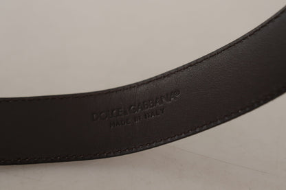 Dolce & Gabbana Elegant Snakeskin Leather Belt