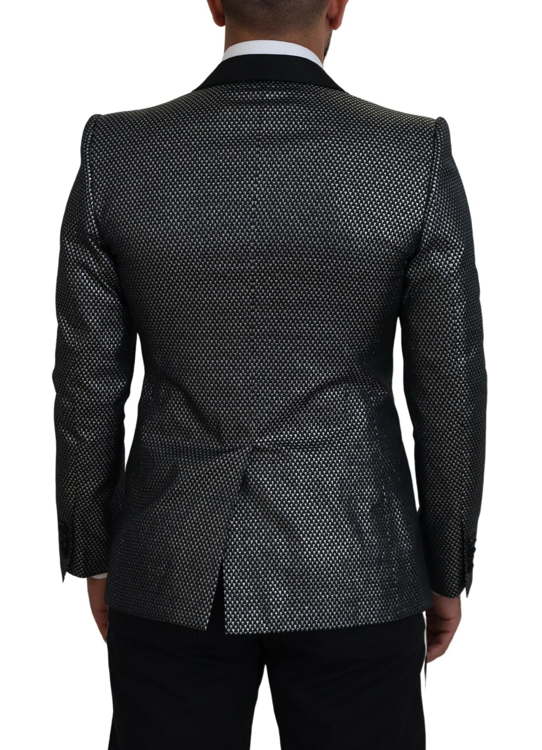 Dolce & Gabbana Elegant Jacquard Single Breasted Blazer