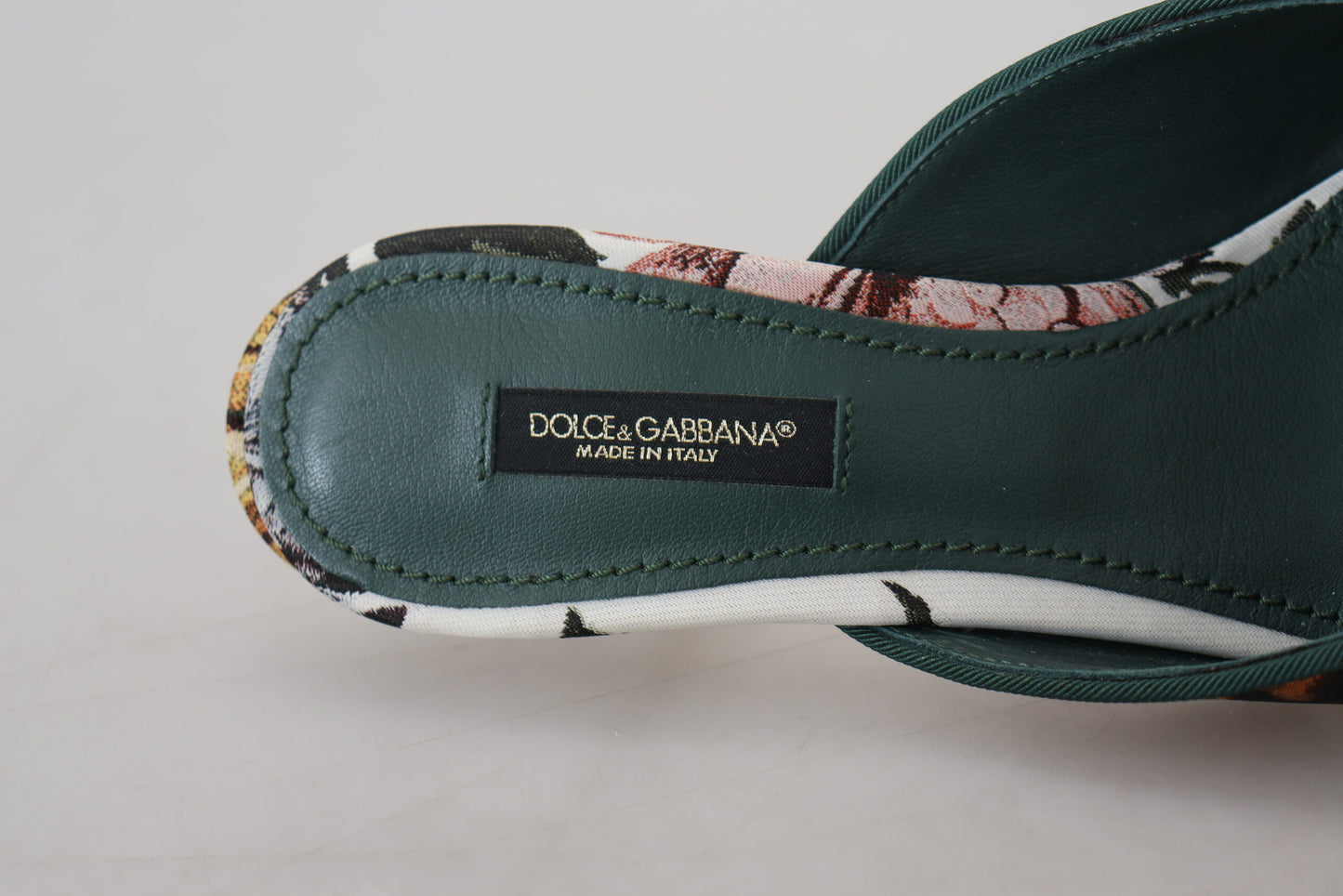 Dolce & Gabbana Multicolor Flat Luxury Sandals