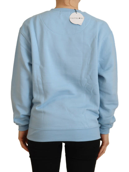 Philippe Model Elegant Light Blue Long Sleeve Sweater