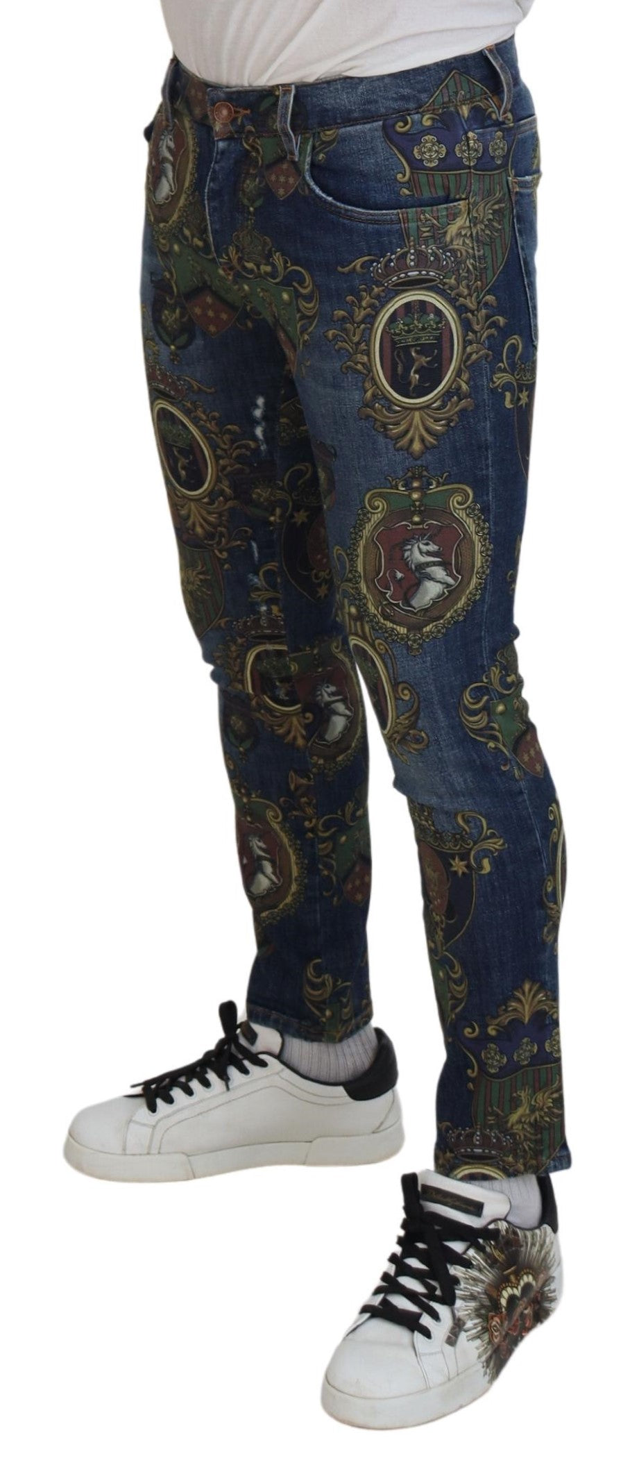 Dolce & Gabbana Elegant Slim-Fit Blue Denim Jeans