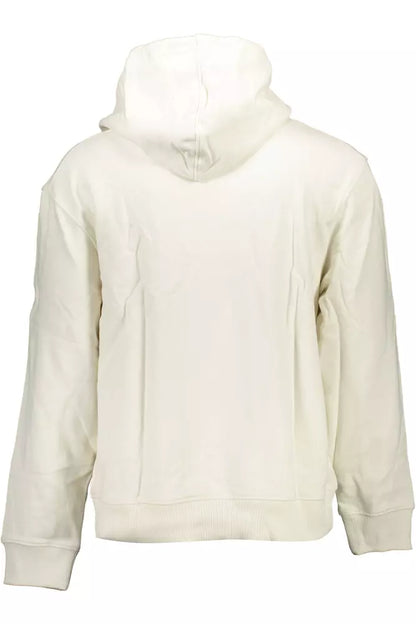 Calvin Klein White Cotton Men Sweater