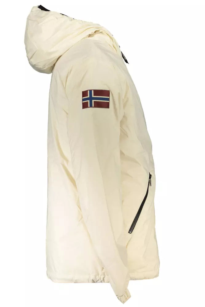 Napapijri White Polyamide Men Jacket