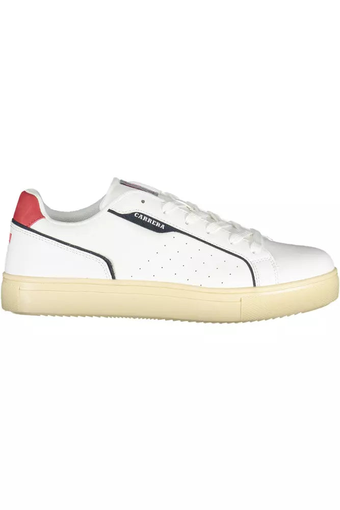 Carrera Sleek White Sneakers with Contrasting Accents