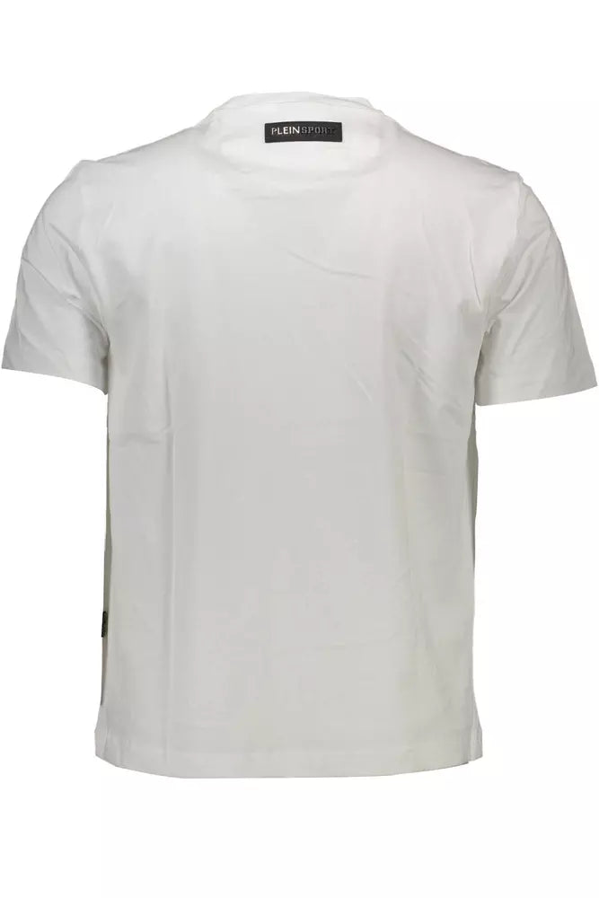 Plein Sport White Cotton Men T-Shirt