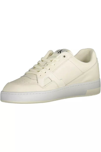 Calvin Klein White Leather Men Sneaker