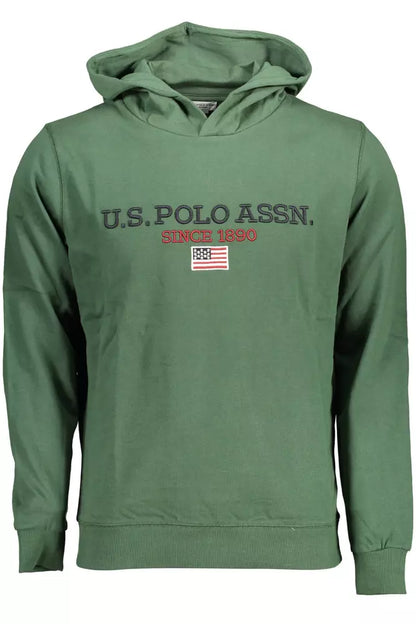 U.S. POLO ASSN. Green Cotton Men Sweater