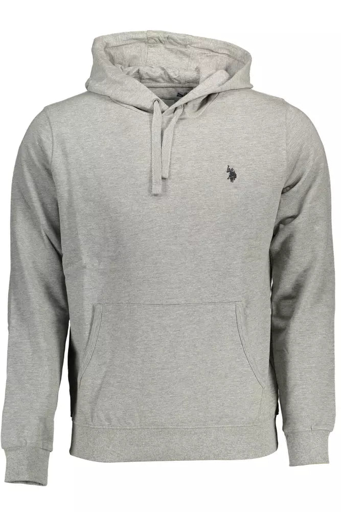 U.S. POLO ASSN. Gray Cotton Men Sweater