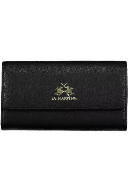 La Martina Black Polyethylene Women Wallet