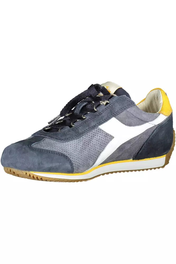 Diadora Blue Leather Women Sneaker