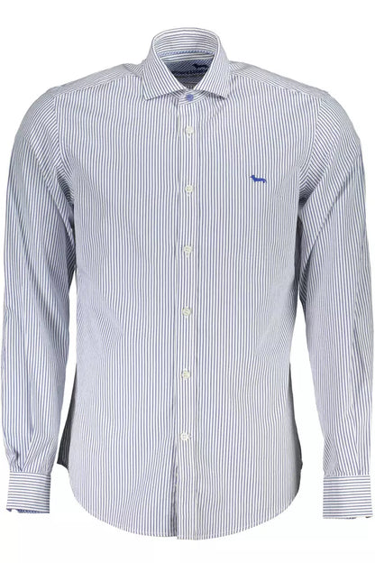 Harmont & Blaine Elegant White Organic Cotton Shirt for Men