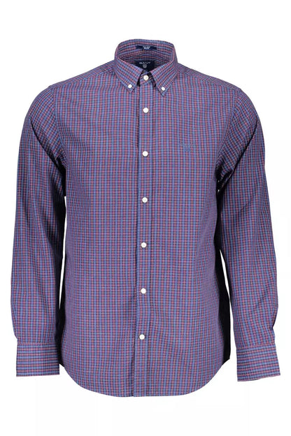 Gant Elegant Blue Regular Fit Long Sleeve Shirt