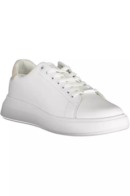 Calvin Klein White Leather Women Sneaker