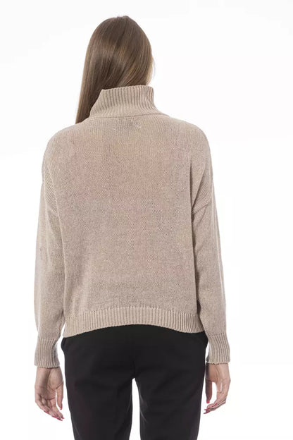 Baldinini Trend Beige Wool Women Sweater