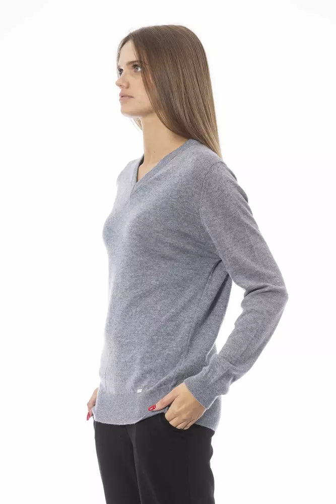 Baldinini Trend Gray Viscose Women Sweater